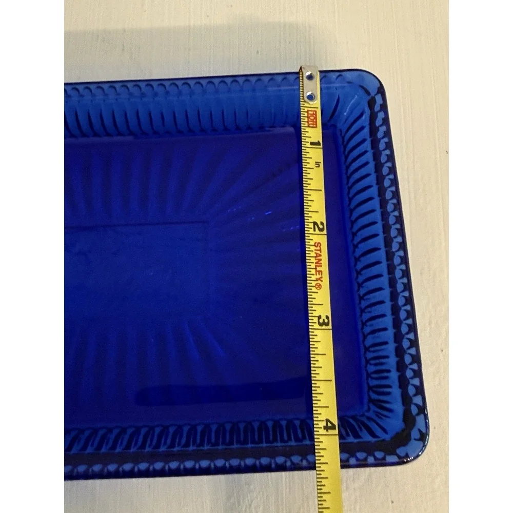 Pioneer Woman Adeline Cobalt Blue Soap Dish 6